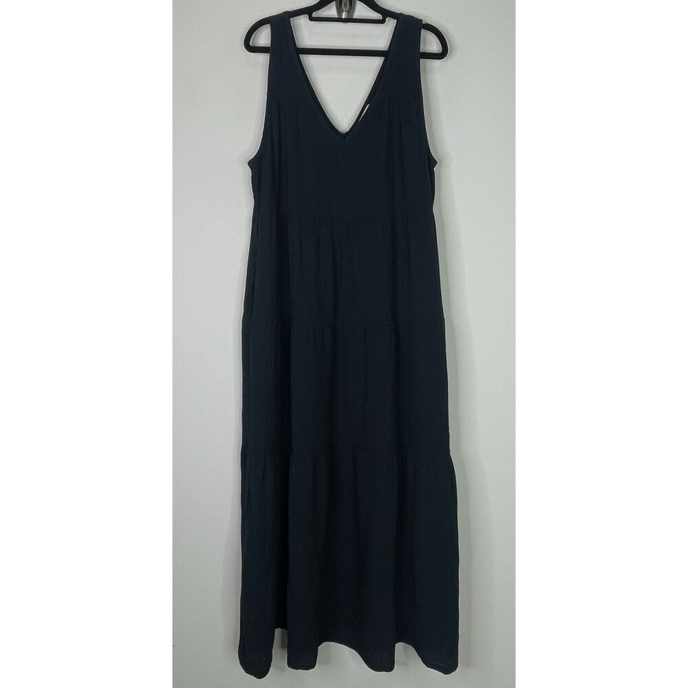 SOLD - Marine Layer 2023 Corinne Double Gauze Cotton Maxi Dress
